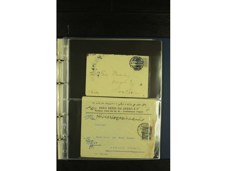 1885/1926 (ca.), Partie Briefe, Karten und Ganzsachen, dabei Lost Territories
