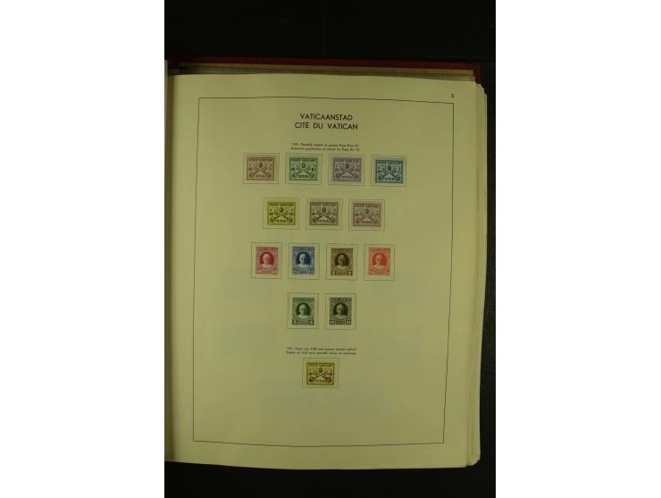 1929/2001, postfrische, ungebrauchte und gestempelte Sammlung, Mi.-Nr. 39-44 gestempelt, sign. Vossen, Attest Raybaudi