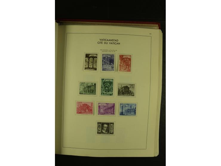 1929/2001, postfrische, ungebrauchte und gestempelte Sammlung, Mi.-Nr. 39-44 gestempelt, sign. Vossen, Attest Raybaudi