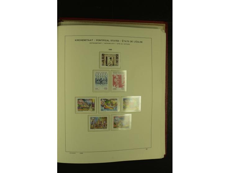 1929/2001, postfrische, ungebrauchte und gestempelte Sammlung, Mi.-Nr. 39-44 gestempelt, sign. Vossen, Attest Raybaudi