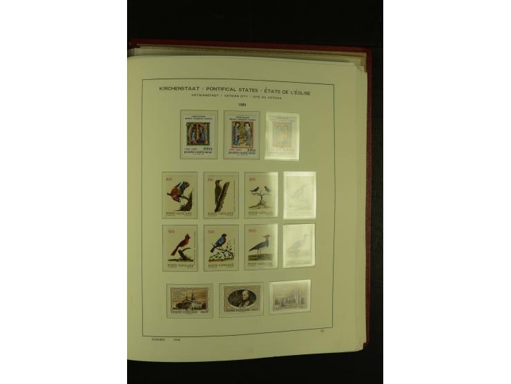 1929/2001, postfrische, ungebrauchte und gestempelte Sammlung, Mi.-Nr. 39-44 gestempelt, sign. Vossen, Attest Raybaudi