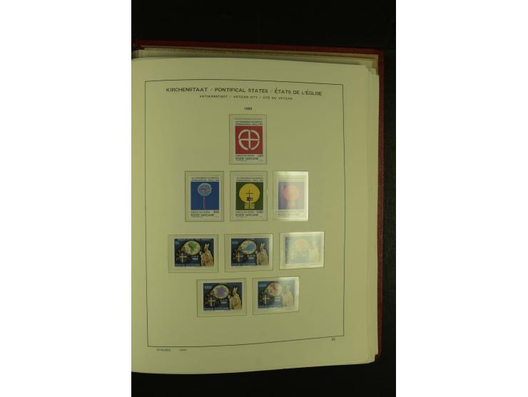 1929/2001, postfrische, ungebrauchte und gestempelte Sammlung, Mi.-Nr. 39-44 gestempelt, sign. Vossen, Attest Raybaudi