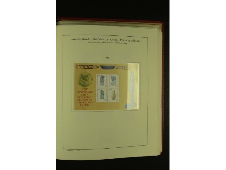 1929/2001, postfrische, ungebrauchte und gestempelte Sammlung, Mi.-Nr. 39-44 gestempelt, sign. Vossen, Attest Raybaudi