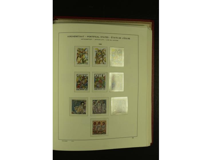 1929/2001, postfrische, ungebrauchte und gestempelte Sammlung, Mi.-Nr. 39-44 gestempelt, sign. Vossen, Attest Raybaudi