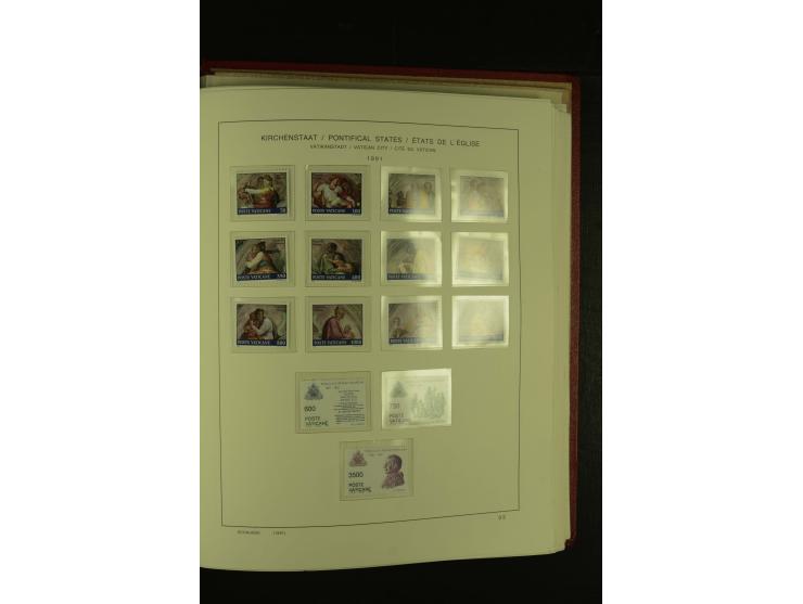 1929/2001, postfrische, ungebrauchte und gestempelte Sammlung, Mi.-Nr. 39-44 gestempelt, sign. Vossen, Attest Raybaudi