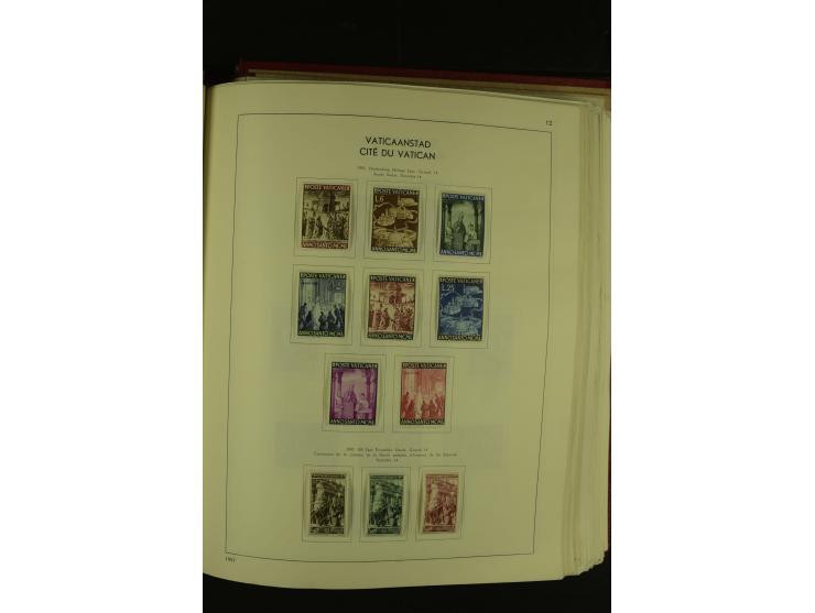 1929/2001, postfrische, ungebrauchte und gestempelte Sammlung, Mi.-Nr. 39-44 gestempelt, sign. Vossen, Attest Raybaudi