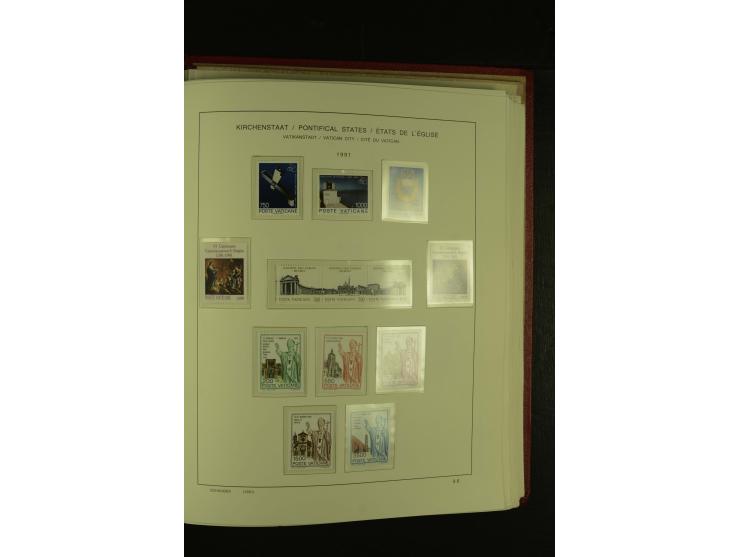 1929/2001, postfrische, ungebrauchte und gestempelte Sammlung, Mi.-Nr. 39-44 gestempelt, sign. Vossen, Attest Raybaudi