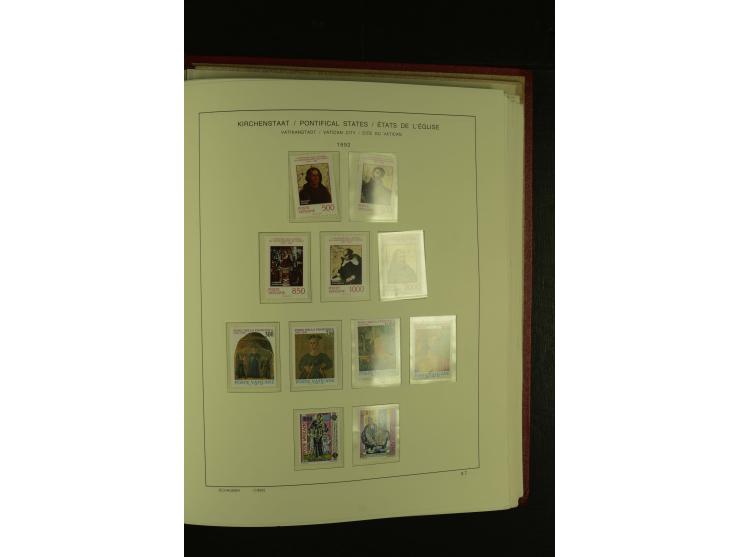 1929/2001, postfrische, ungebrauchte und gestempelte Sammlung, Mi.-Nr. 39-44 gestempelt, sign. Vossen, Attest Raybaudi