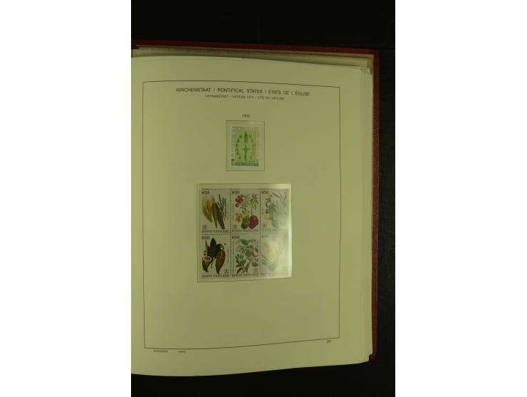 1929/2001, postfrische, ungebrauchte und gestempelte Sammlung, Mi.-Nr. 39-44 gestempelt, sign. Vossen, Attest Raybaudi
