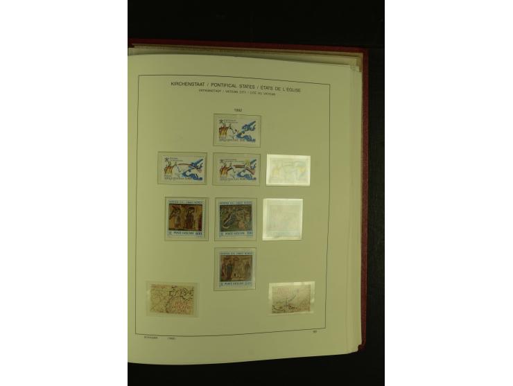 1929/2001, postfrische, ungebrauchte und gestempelte Sammlung, Mi.-Nr. 39-44 gestempelt, sign. Vossen, Attest Raybaudi