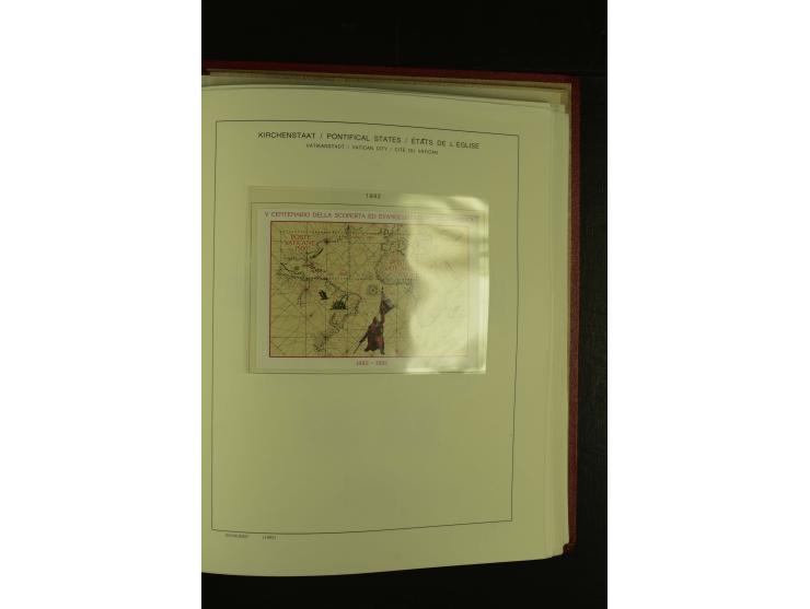 1929/2001, postfrische, ungebrauchte und gestempelte Sammlung, Mi.-Nr. 39-44 gestempelt, sign. Vossen, Attest Raybaudi