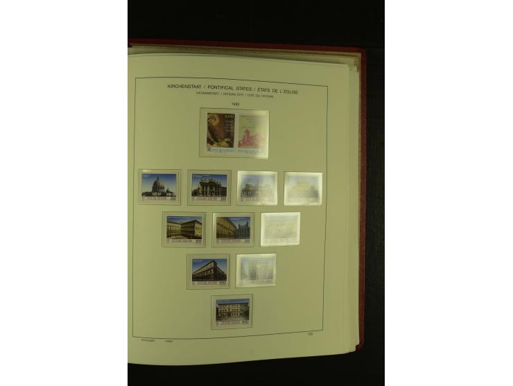 1929/2001, postfrische, ungebrauchte und gestempelte Sammlung, Mi.-Nr. 39-44 gestempelt, sign. Vossen, Attest Raybaudi