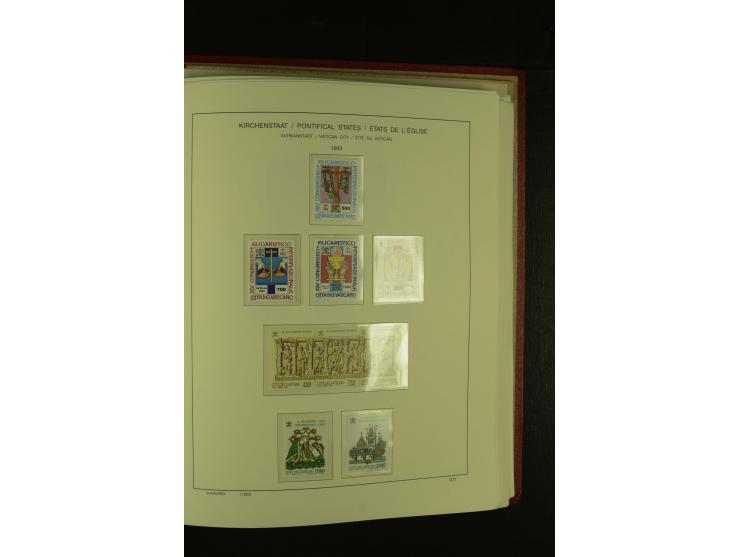 1929/2001, postfrische, ungebrauchte und gestempelte Sammlung, Mi.-Nr. 39-44 gestempelt, sign. Vossen, Attest Raybaudi