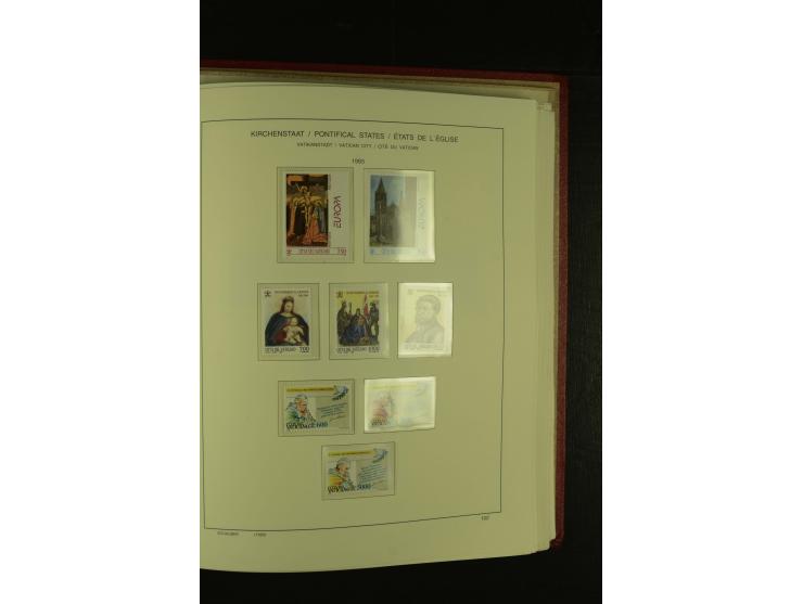 1929/2001, postfrische, ungebrauchte und gestempelte Sammlung, Mi.-Nr. 39-44 gestempelt, sign. Vossen, Attest Raybaudi