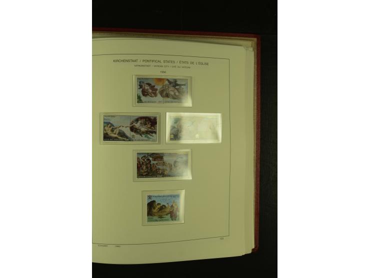 1929/2001, postfrische, ungebrauchte und gestempelte Sammlung, Mi.-Nr. 39-44 gestempelt, sign. Vossen, Attest Raybaudi