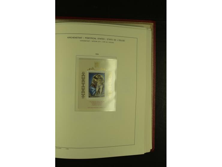 1929/2001, postfrische, ungebrauchte und gestempelte Sammlung, Mi.-Nr. 39-44 gestempelt, sign. Vossen, Attest Raybaudi