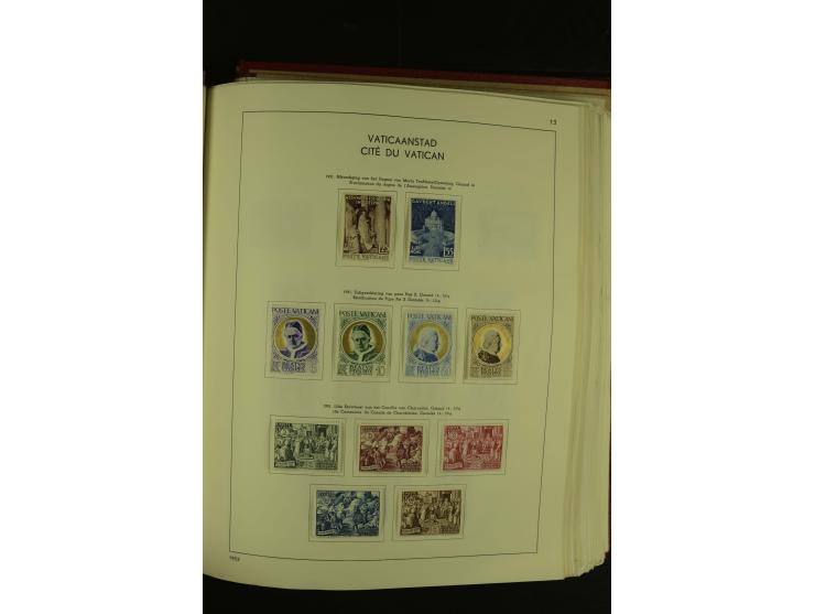 1929/2001, postfrische, ungebrauchte und gestempelte Sammlung, Mi.-Nr. 39-44 gestempelt, sign. Vossen, Attest Raybaudi
