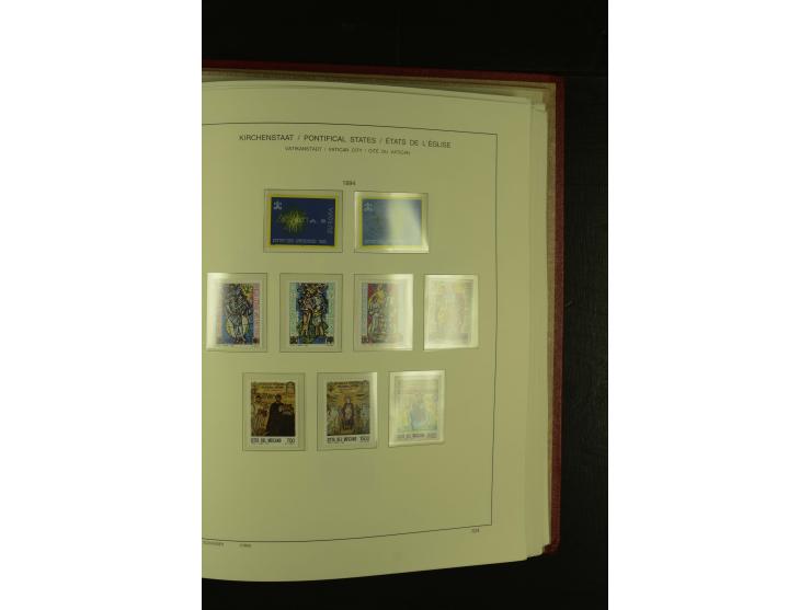 1929/2001, postfrische, ungebrauchte und gestempelte Sammlung, Mi.-Nr. 39-44 gestempelt, sign. Vossen, Attest Raybaudi
