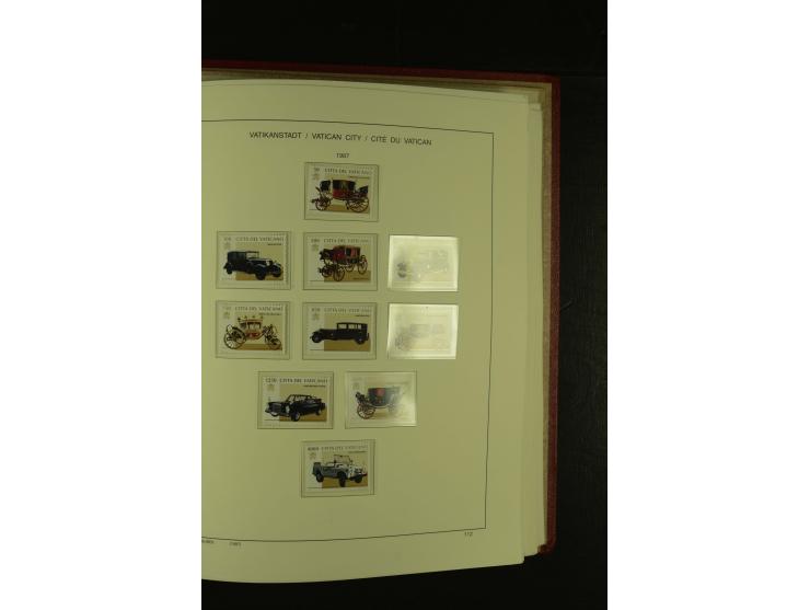 1929/2001, postfrische, ungebrauchte und gestempelte Sammlung, Mi.-Nr. 39-44 gestempelt, sign. Vossen, Attest Raybaudi