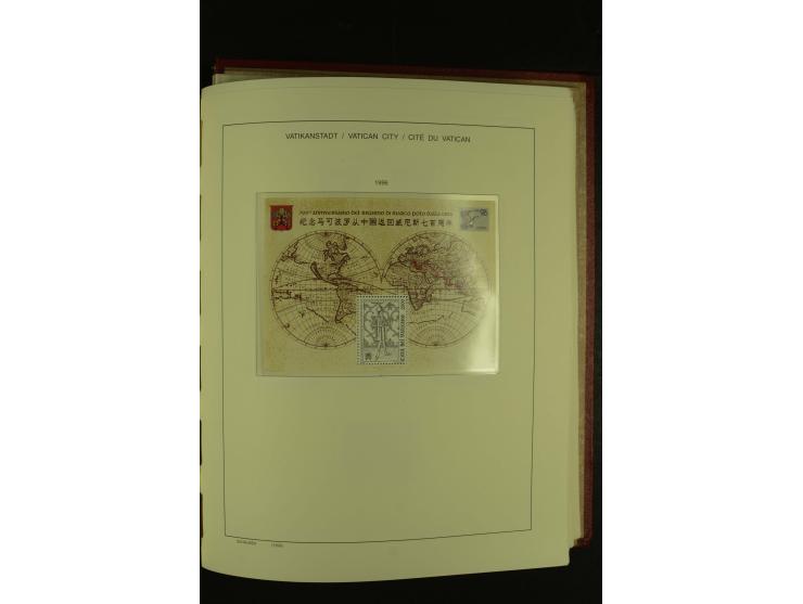 1929/2001, postfrische, ungebrauchte und gestempelte Sammlung, Mi.-Nr. 39-44 gestempelt, sign. Vossen, Attest Raybaudi