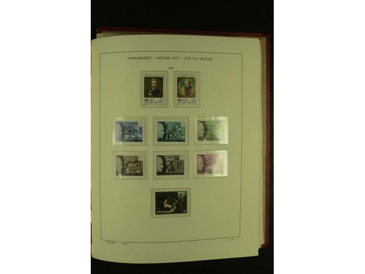 1929/2001, postfrische, ungebrauchte und gestempelte Sammlung, Mi.-Nr. 39-44 gestempelt, sign. Vossen, Attest Raybaudi