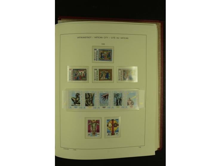 1929/2001, postfrische, ungebrauchte und gestempelte Sammlung, Mi.-Nr. 39-44 gestempelt, sign. Vossen, Attest Raybaudi