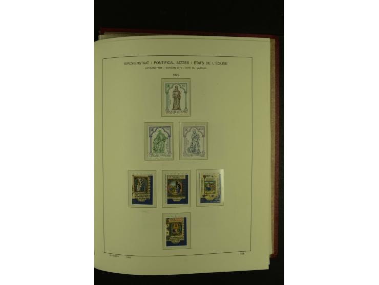 1929/2001, postfrische, ungebrauchte und gestempelte Sammlung, Mi.-Nr. 39-44 gestempelt, sign. Vossen, Attest Raybaudi