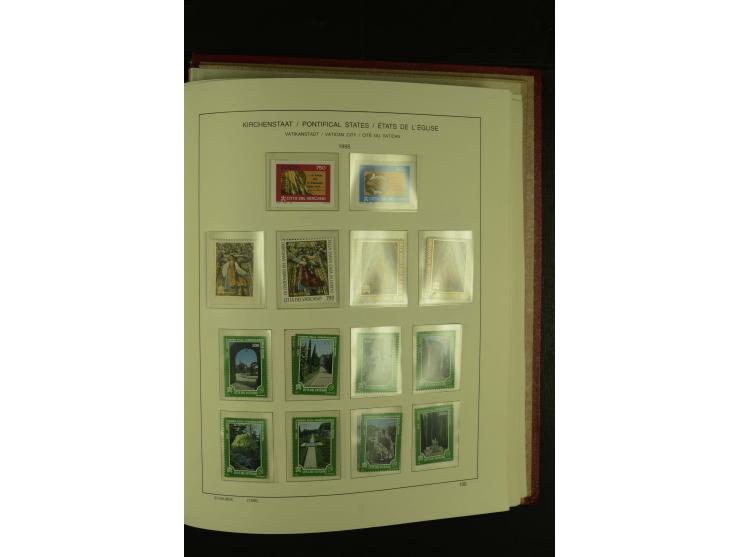 1929/2001, postfrische, ungebrauchte und gestempelte Sammlung, Mi.-Nr. 39-44 gestempelt, sign. Vossen, Attest Raybaudi