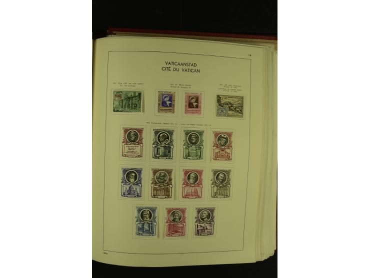 1929/2001, postfrische, ungebrauchte und gestempelte Sammlung, Mi.-Nr. 39-44 gestempelt, sign. Vossen, Attest Raybaudi