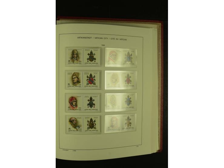 1929/2001, postfrische, ungebrauchte und gestempelte Sammlung, Mi.-Nr. 39-44 gestempelt, sign. Vossen, Attest Raybaudi