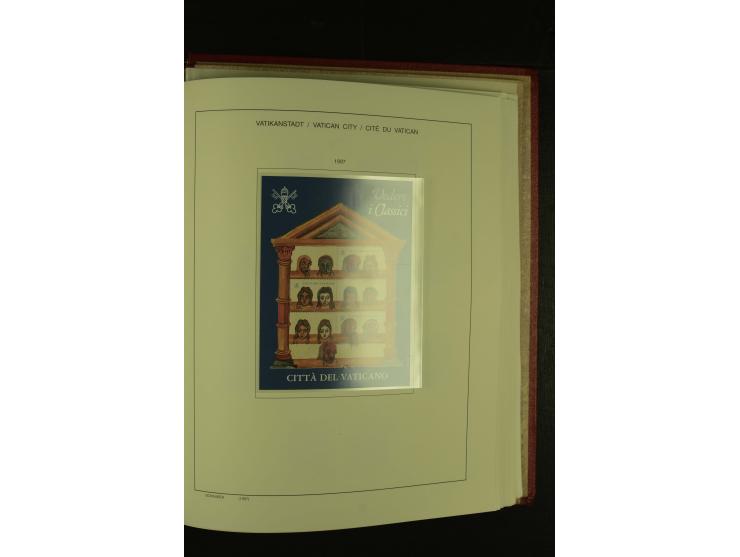 1929/2001, postfrische, ungebrauchte und gestempelte Sammlung, Mi.-Nr. 39-44 gestempelt, sign. Vossen, Attest Raybaudi