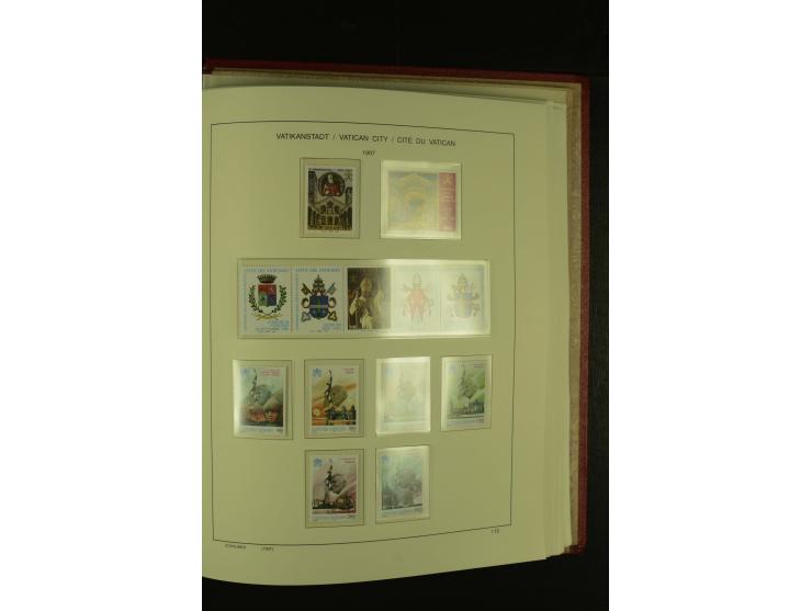 1929/2001, postfrische, ungebrauchte und gestempelte Sammlung, Mi.-Nr. 39-44 gestempelt, sign. Vossen, Attest Raybaudi