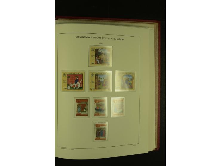 1929/2001, postfrische, ungebrauchte und gestempelte Sammlung, Mi.-Nr. 39-44 gestempelt, sign. Vossen, Attest Raybaudi