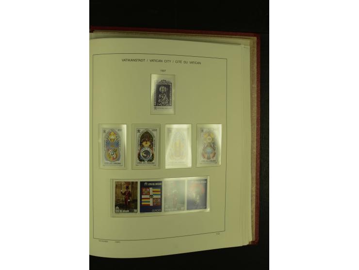 1929/2001, postfrische, ungebrauchte und gestempelte Sammlung, Mi.-Nr. 39-44 gestempelt, sign. Vossen, Attest Raybaudi