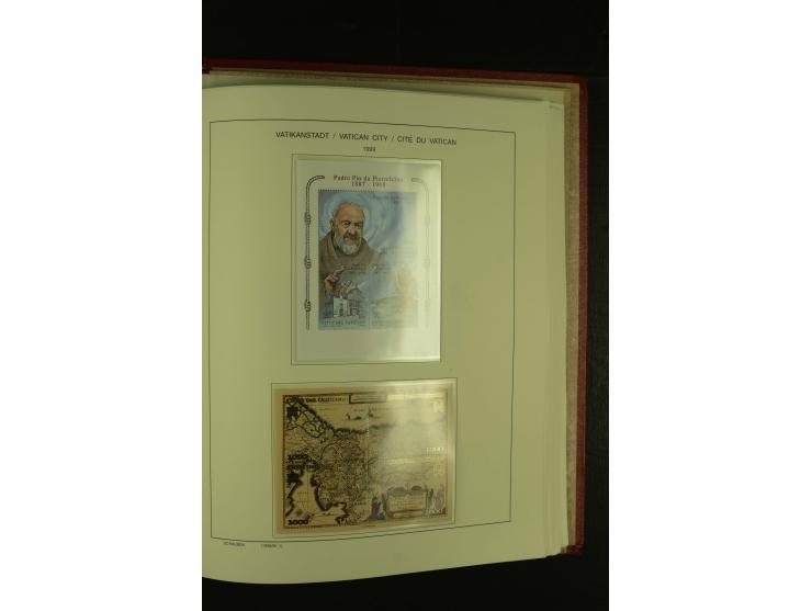 1929/2001, postfrische, ungebrauchte und gestempelte Sammlung, Mi.-Nr. 39-44 gestempelt, sign. Vossen, Attest Raybaudi