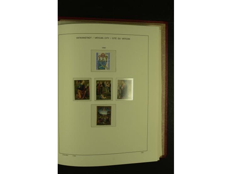 1929/2001, postfrische, ungebrauchte und gestempelte Sammlung, Mi.-Nr. 39-44 gestempelt, sign. Vossen, Attest Raybaudi