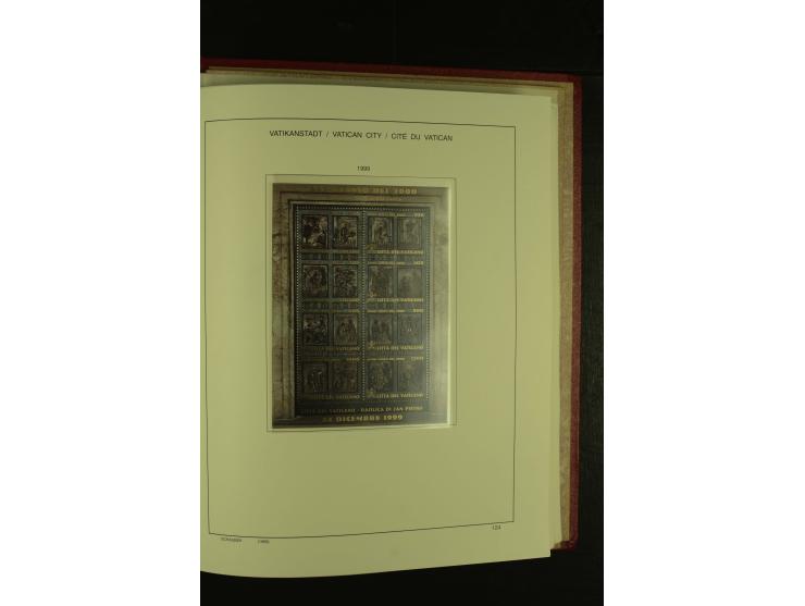 1929/2001, postfrische, ungebrauchte und gestempelte Sammlung, Mi.-Nr. 39-44 gestempelt, sign. Vossen, Attest Raybaudi