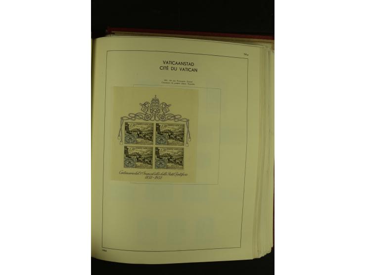 1929/2001, postfrische, ungebrauchte und gestempelte Sammlung, Mi.-Nr. 39-44 gestempelt, sign. Vossen, Attest Raybaudi