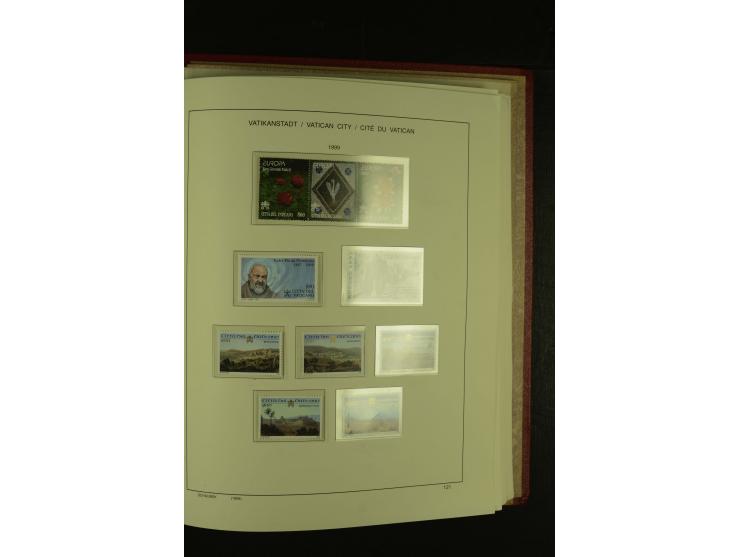 1929/2001, postfrische, ungebrauchte und gestempelte Sammlung, Mi.-Nr. 39-44 gestempelt, sign. Vossen, Attest Raybaudi