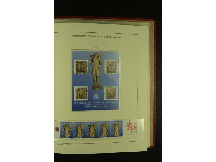 1929/2001, postfrische, ungebrauchte und gestempelte Sammlung, Mi.-Nr. 39-44 gestempelt, sign. Vossen, Attest Raybaudi