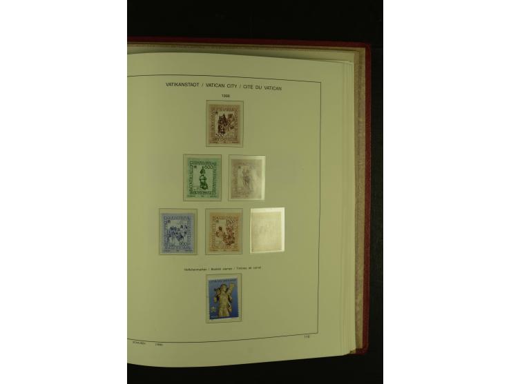 1929/2001, postfrische, ungebrauchte und gestempelte Sammlung, Mi.-Nr. 39-44 gestempelt, sign. Vossen, Attest Raybaudi