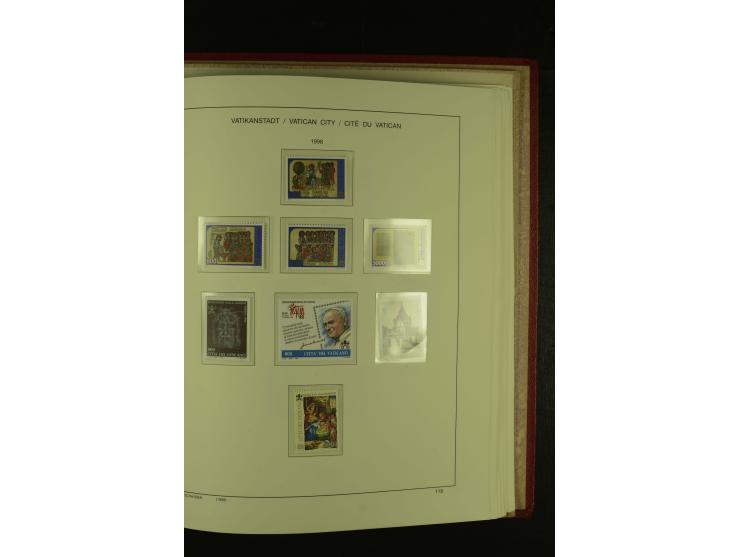1929/2001, postfrische, ungebrauchte und gestempelte Sammlung, Mi.-Nr. 39-44 gestempelt, sign. Vossen, Attest Raybaudi