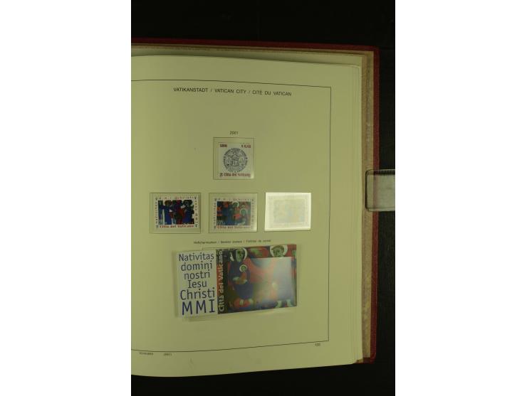 1929/2001, postfrische, ungebrauchte und gestempelte Sammlung, Mi.-Nr. 39-44 gestempelt, sign. Vossen, Attest Raybaudi