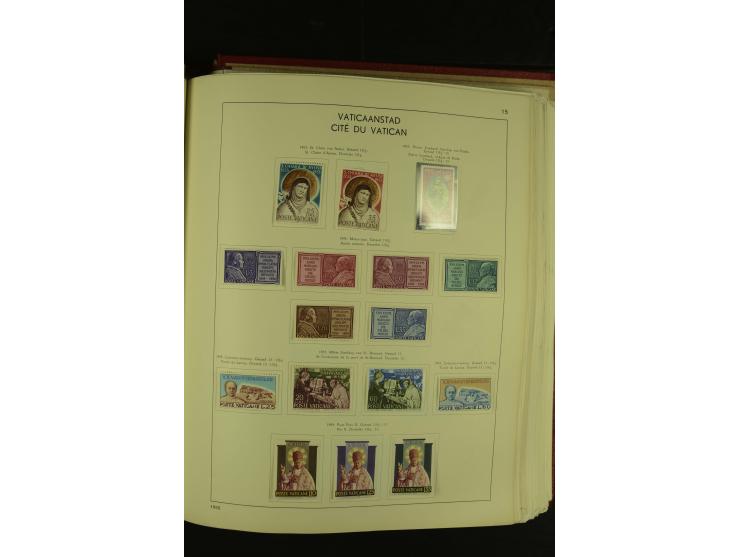 1929/2001, postfrische, ungebrauchte und gestempelte Sammlung, Mi.-Nr. 39-44 gestempelt, sign. Vossen, Attest Raybaudi