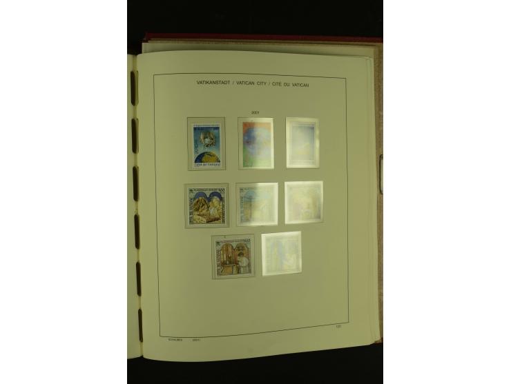 1929/2001, postfrische, ungebrauchte und gestempelte Sammlung, Mi.-Nr. 39-44 gestempelt, sign. Vossen, Attest Raybaudi