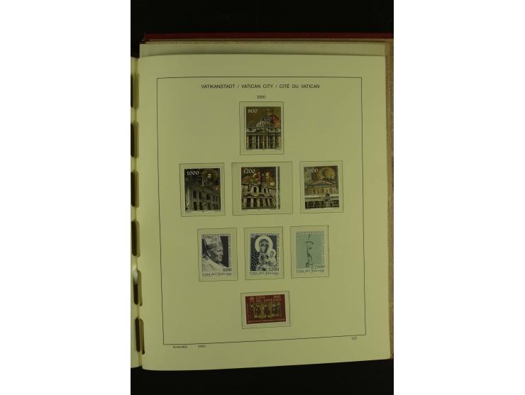 1929/2001, postfrische, ungebrauchte und gestempelte Sammlung, Mi.-Nr. 39-44 gestempelt, sign. Vossen, Attest Raybaudi