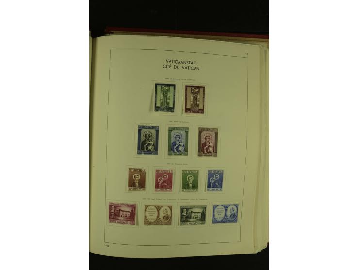 1929/2001, postfrische, ungebrauchte und gestempelte Sammlung, Mi.-Nr. 39-44 gestempelt, sign. Vossen, Attest Raybaudi