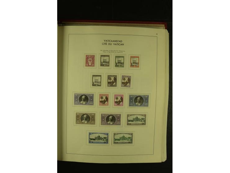 1929/2001, postfrische, ungebrauchte und gestempelte Sammlung, Mi.-Nr. 39-44 gestempelt, sign. Vossen, Attest Raybaudi