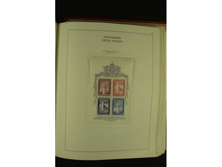 1929/2001, postfrische, ungebrauchte und gestempelte Sammlung, Mi.-Nr. 39-44 gestempelt, sign. Vossen, Attest Raybaudi