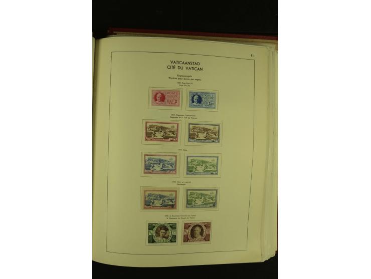 1929/2001, postfrische, ungebrauchte und gestempelte Sammlung, Mi.-Nr. 39-44 gestempelt, sign. Vossen, Attest Raybaudi